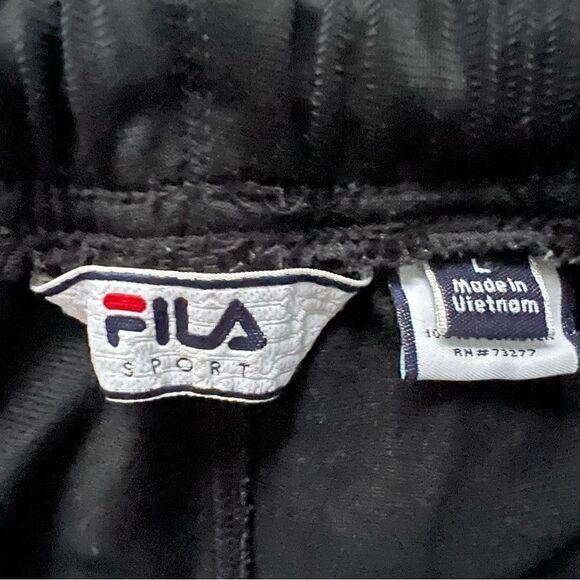 Fila Men’s Black Track Pants size L - Picture 3 of 4